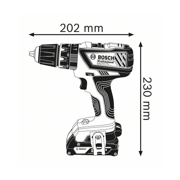 Bosch GSB 18-2-LI Plus, 3x1.5Ah Bag (06019E7101) Bosch GSB 18-2-LI Plus, 3x1.5Ah Bag (06019E7101)