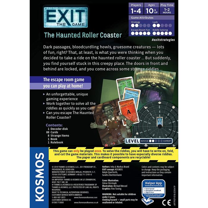 Kosmos Exit: The Game - The Haunted Roller Coaster (EN) Kosmos Exit: The Game - The Haunted Roller Coaster (EN)