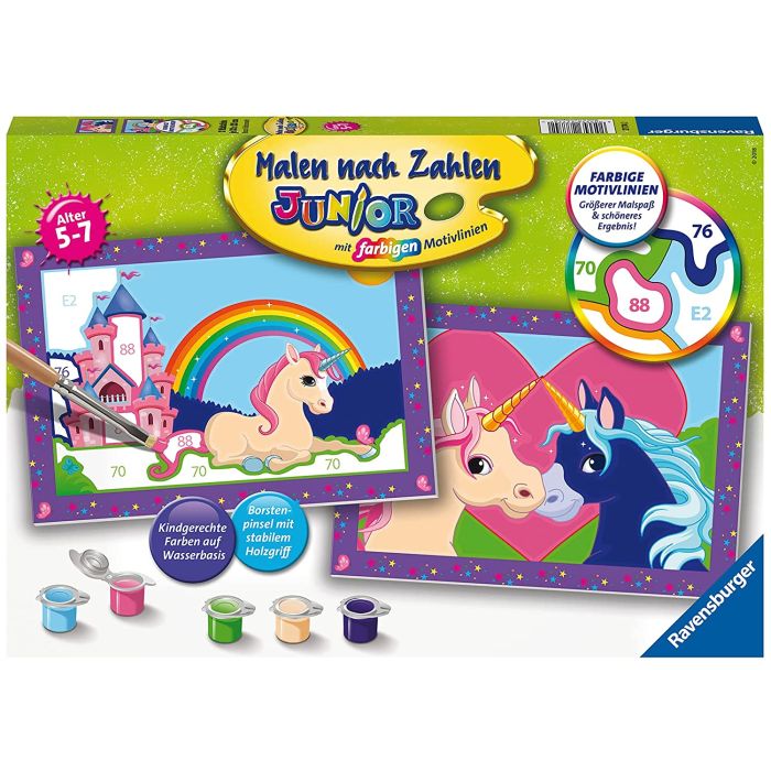 Ravensburger Paint by Numbers Junior Colouring Set Ravensburger Paint by Numbers Junior Colouring Set