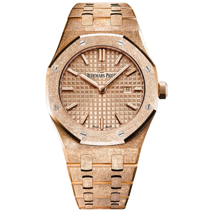 Audemars Piguet Royal Oak Frosted Gold Quartz 33mm Ladies Watch 67653OR.GG.1263OR.02