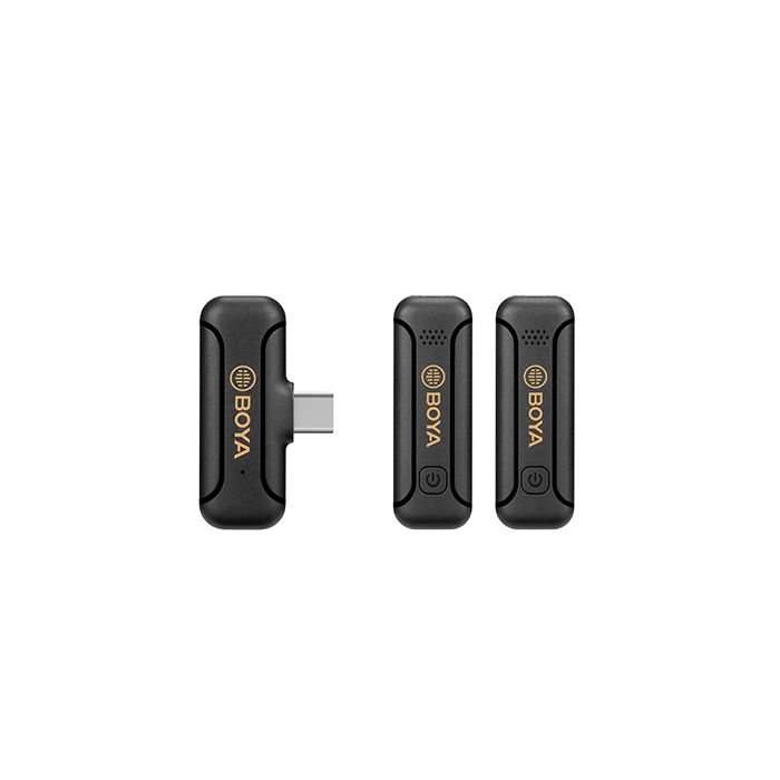 Boya BY-WM3T2-U2 USB-C Mini 2.4GHz Wireless Microphone Boya BY-WM3T2-U2 USB-C Mini 2.4GHz Wireless Microphone