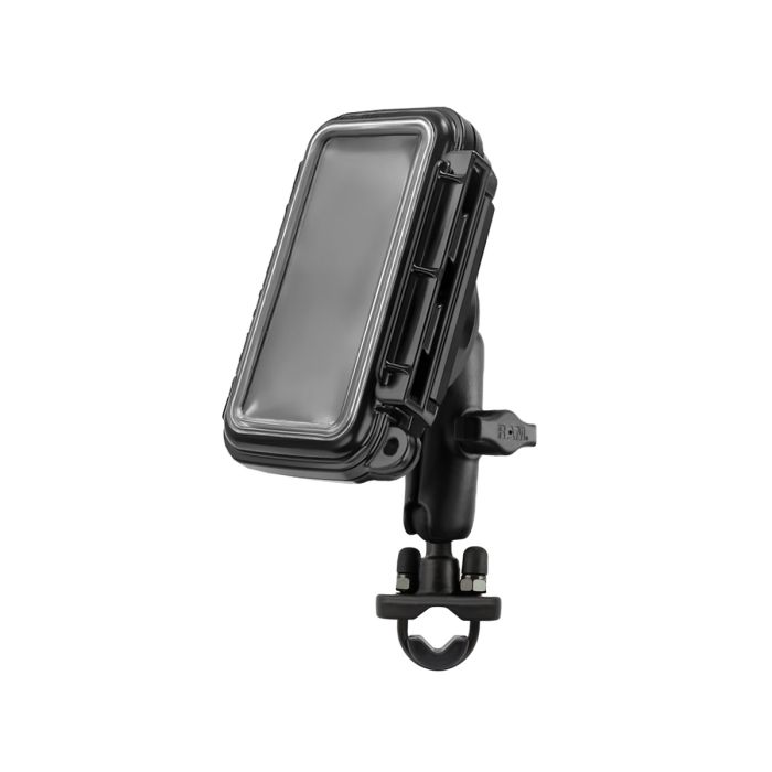 Ram Mounts RAM Handlebar U-Bolt Mount with Sealed Enclosure Medium Size Aqua Box (RAM-B-149Z-AQ2U) Ram Mounts RAM Handlebar U-Bolt Mount with Sealed Enclosure Medium Size Aqua Box (RAM-B-149Z-AQ2U)
