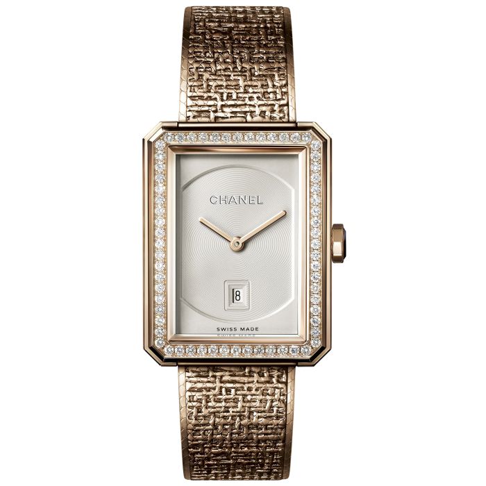 Chanel Boyfriend Tweed 34mm Ladies Watch H5315 Chanel Boyfriend Tweed 34mm Ladies Watch H5315
