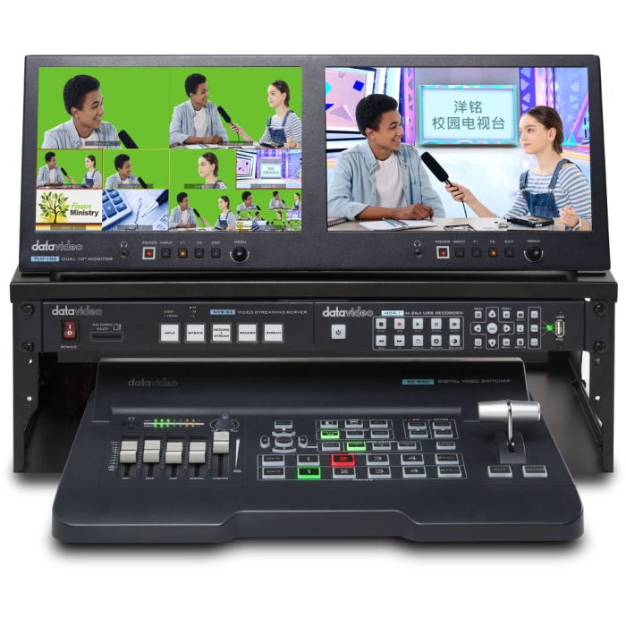 Datavideo GO 650 Studio 4 Channel HD Portable Video Production Studio Datavideo GO 650 Studio 4 Channel HD Portable Video Production Studio