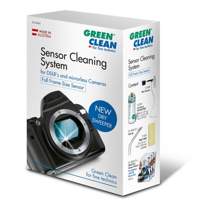 Green Clean Sensor Cleaning Kit For Full Frame Size Sensor (SC-6000) Green Clean Sensor Cleaning Kit For Full Frame Size Sensor (SC-6000)