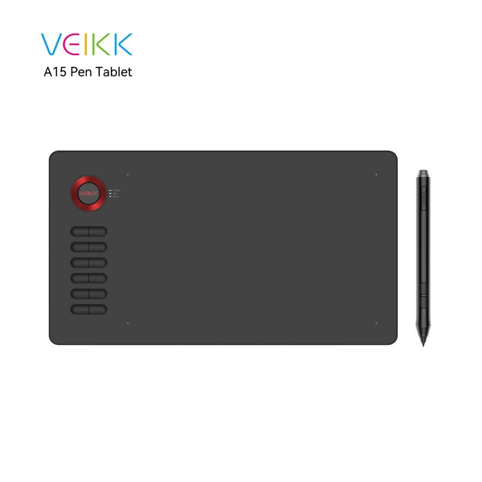 Veikk A15 Graphic Tablet Red Veikk A15 Graphic Tablet Red