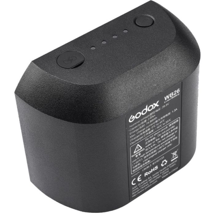 Godox WB26 Battery for AD600 Pro TTL Godox WB26 Battery for AD600 Pro TTL