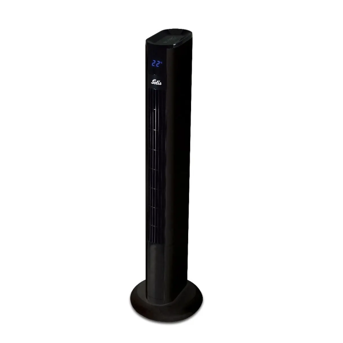Solis Easy Breezy Matt Black Type 757 (Design tower fan with temperature display and remote control) Solis Easy Breezy Matt Black Type 757 (Design tower fan with temperature display and remote control)
