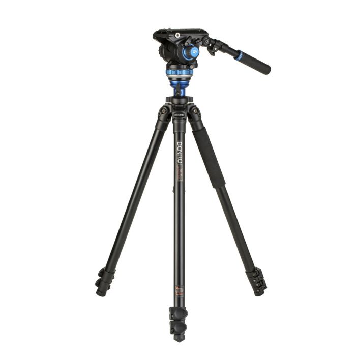 Benro A2573FS6PRO Aluminum Single Tube Tripod with S6Pro Fluid Video Head