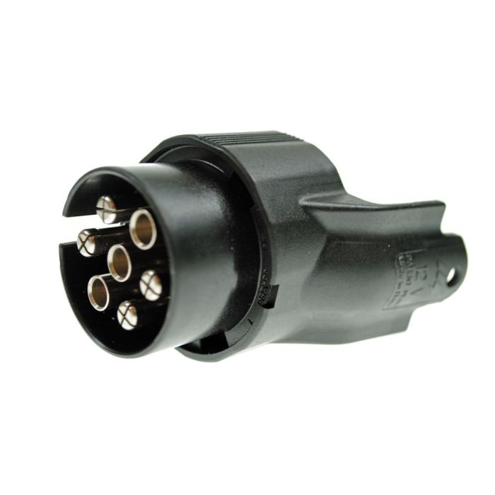 Pāreja automašīnas piekabes barošanas savienojumam 7 p uz 13 p (CAR-7/13-RDS12-03) Pāreja automašīnas piekabes barošanas savienojumam 7 p uz 13 p (CAR-7/13-RDS12-03)