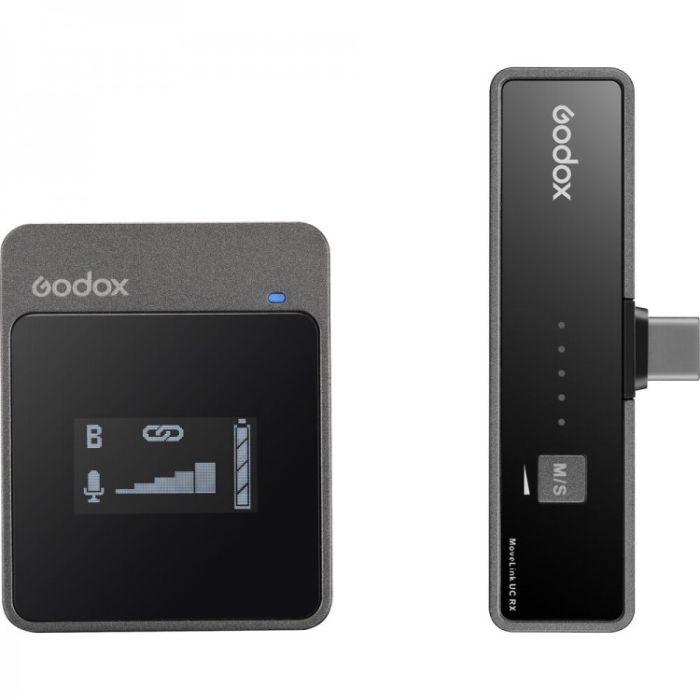 Godox Movelink UC1 2.4GHz Wireless Microphone System (USB Type-C) Godox Movelink UC1 2.4GHz Wireless Microphone System (USB Type-C)