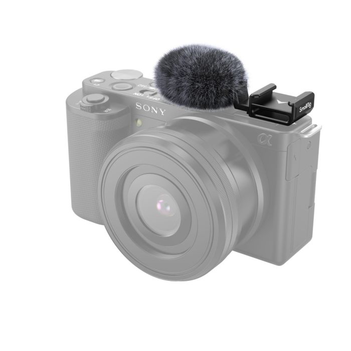 SmallRig Cold Shoe Adapter with Windshield for Sony ZV-E10 and ZV-1 3526 SmallRig Cold Shoe Adapter with Windshield for Sony ZV-E10 and ZV-1 3526
