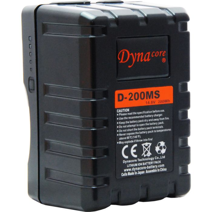 Dynacore V-Mount Battery D-Series Mini D-200MS 200Wh 14.8V Dynacore V-Mount Battery D-Series Mini D-200MS 200Wh 14.8V