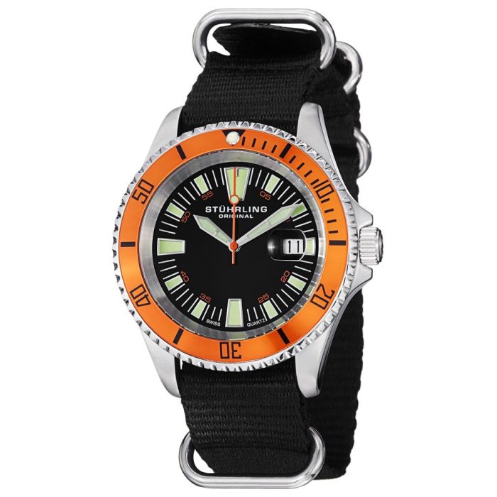 Stuhrling Aquadiver Men's Watch 907.33WOB1