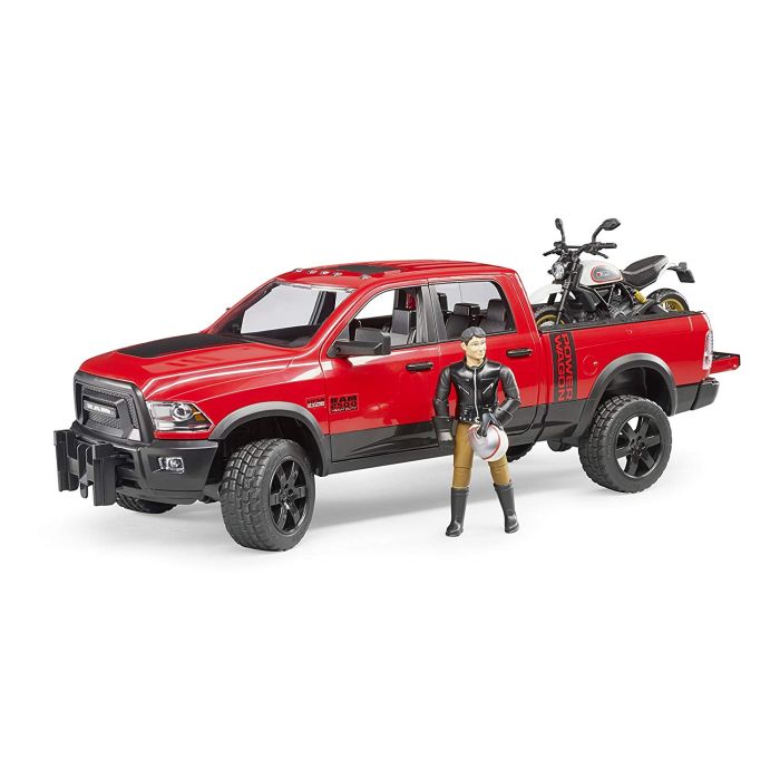 Bruder RAM 2500 Power Wagon including Ducati Desert Sled (02502) Bruder RAM 2500 Power Wagon including Ducati Desert Sled (02502)