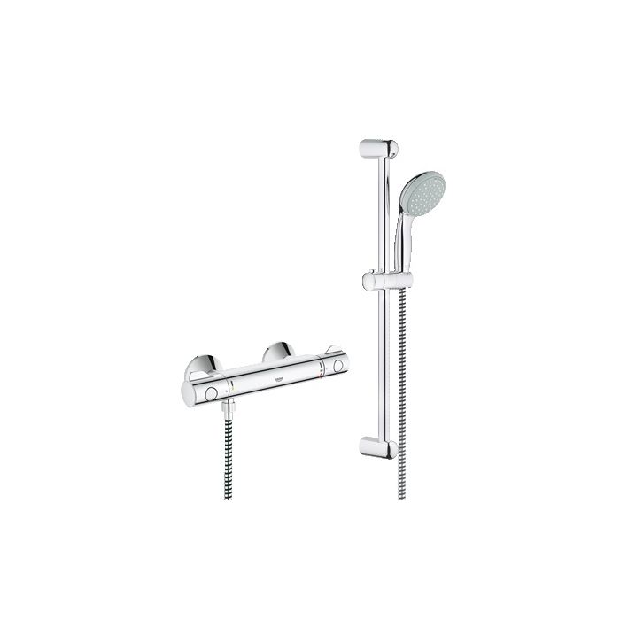 Grohe Grohterm 800 Dušas Termostats Ar Dušas Komplektu, Hromēts (34565002)