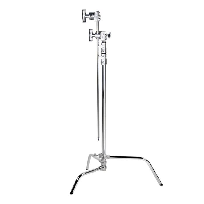 Kupo CL-30MK 30" Master C-Stand With Sliding Leg Kit & Quick Release - Silver Kupo CL-30MK 30" Master C-Stand With Sliding Leg Kit & Quick Release - Silver