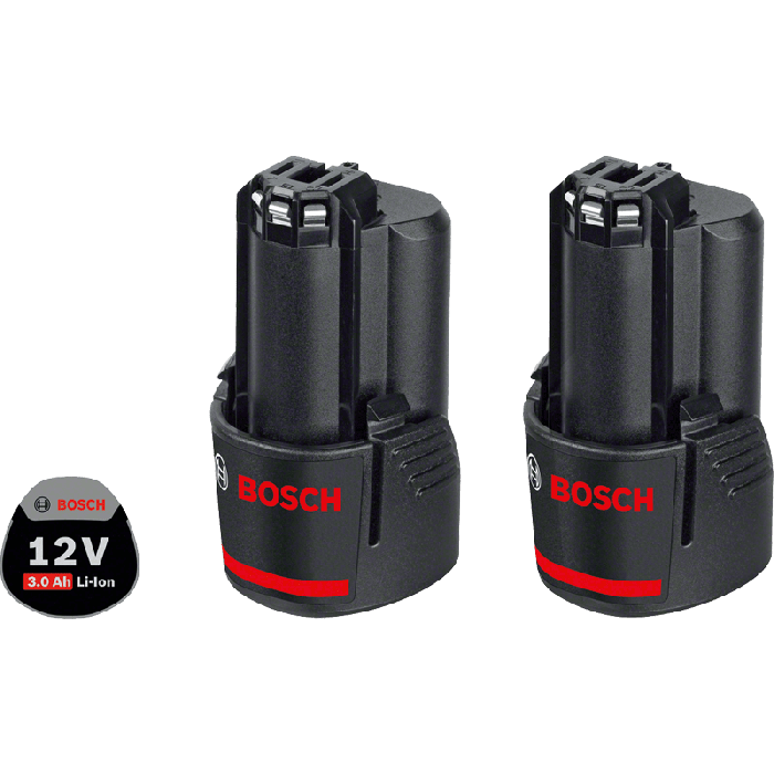 Bosch GBA 12V 2x3.0Ah Set Carton (1600A00X7D) Bosch GBA 12V 2x3.0Ah Set Carton (1600A00X7D)