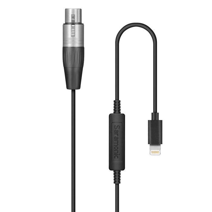 Saramonic LC-XLR Microphone Cable Interface With XLR Female to Apple Lightning Saramonic LC-XLR Microphone Cable Interface With XLR Female to Apple Lightning