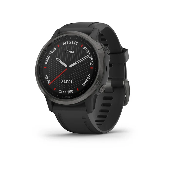 Garmin fenix 6S Pro and Sapphire - Carbon grey DLC with black band (010-02159-25) Garmin fenix 6S Pro and Sapphire - Carbon grey DLC with black band (010-02159-25)