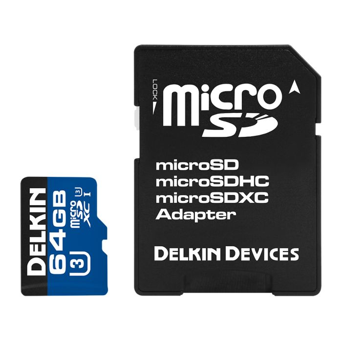 Delkin Devices microSDXC 64GB 660x UHS-I U3 Class 10 99MB/s / 80MB/s (DDMSD66064G2)