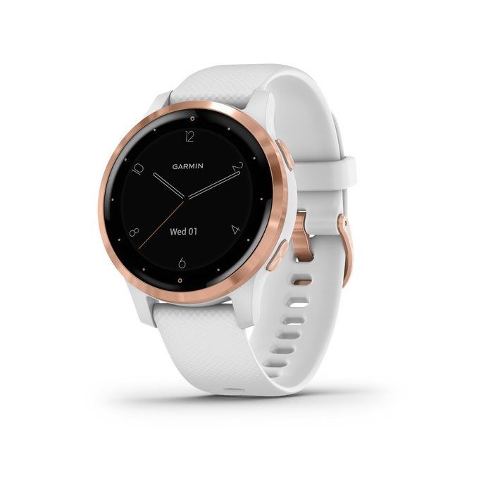 Garmin vivoactive 4S White with Rose-gold Hardware (010-02172-22)