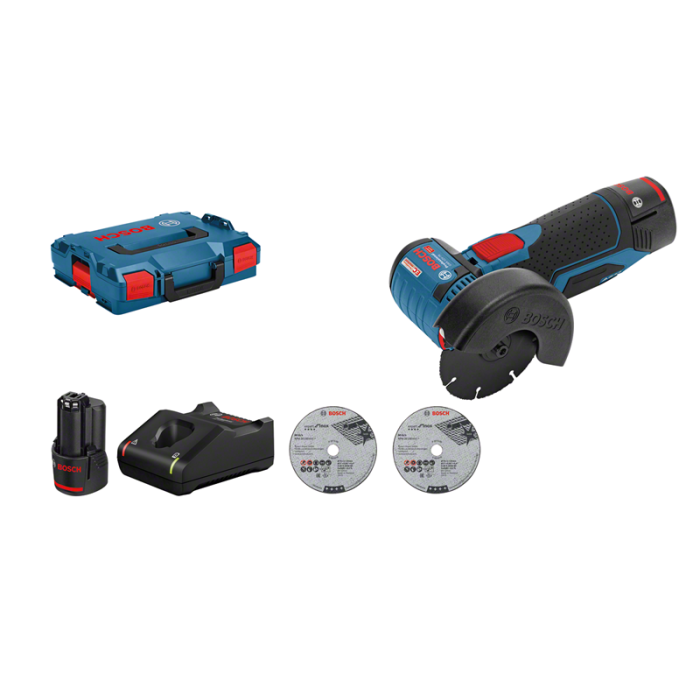 Bosch GWS 12V-76 V-EC, 2x3.0Ah L-Boxx (06019F200B) Bosch GWS 12V-76 V-EC, 2x3.0Ah L-Boxx (06019F200B)