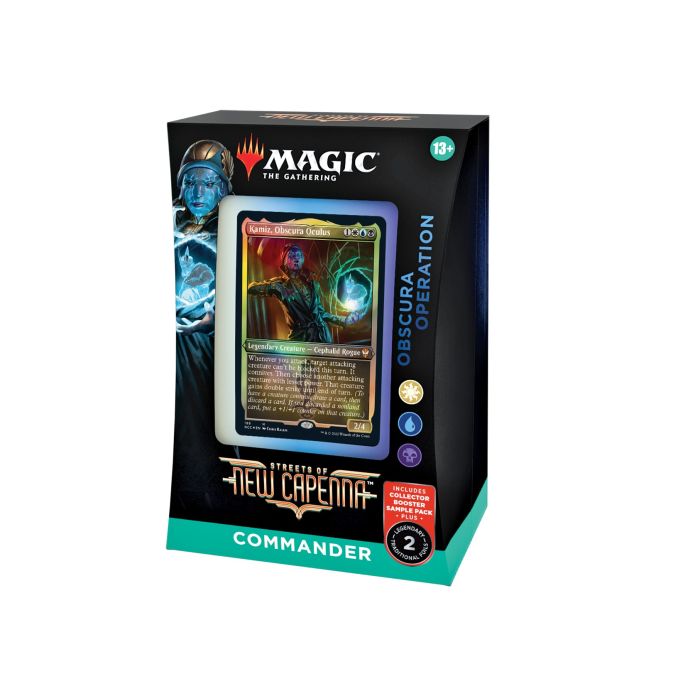 Wizards of The Coast MTG - Streets of New Capenna Commander Deck - Obscura Operation (EN) Wizards of The Coast MTG - Streets of New Capenna Commander Deck - Obscura Operation (EN)