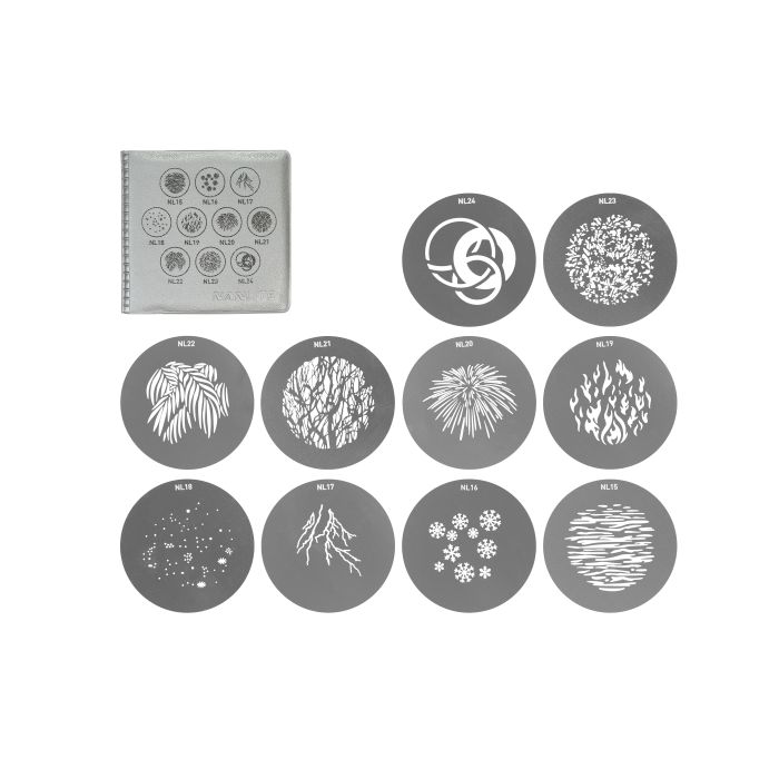 Nanlite Forza 60/60B Gobo Set 2 for PJ-FMM-19/36 (AS-GB-FMM-SET2) Nanlite Forza 60/60B Gobo Set 2 for PJ-FMM-19/36 (AS-GB-FMM-SET2)