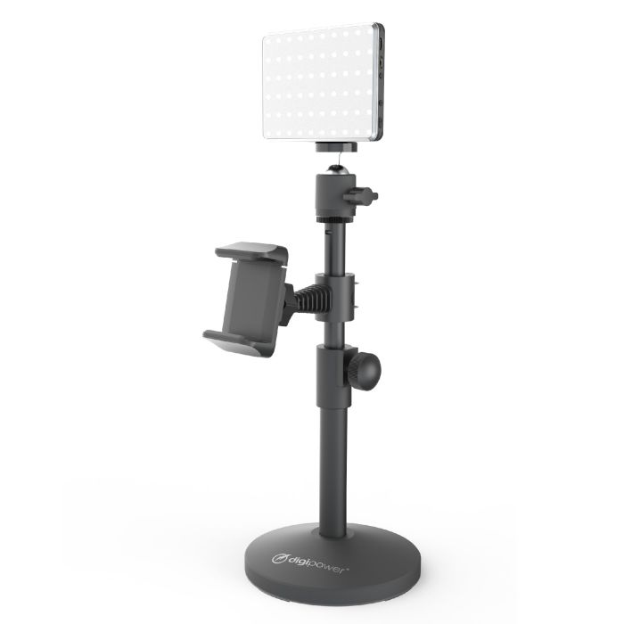 Digipower The Achiever Video Call Pro kit with 60 LED Light, Stand & Smartphone Holder (DP-WSH-PH300) Digipower The Achiever Video Call Pro kit with 60 LED Light, Stand & Smartphone Holder (DP-WSH-PH300)