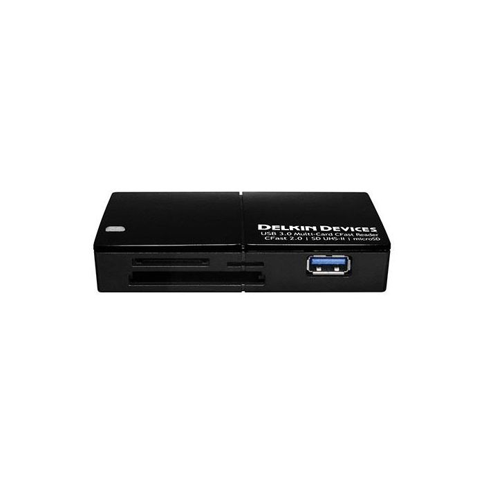 Delkin Devices USB 3.1 Gen 1 Multi-Slot Memory Card Reader (DDREADER-48) Delkin Devices USB 3.1 Gen 1 Multi-Slot Memory Card Reader (DDREADER-48)