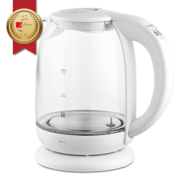 ELDOM C510B Lumi electric kettle 1.7 L White 2200 W ELDOM C510B Lumi electric kettle 1.7 L White 2200 W