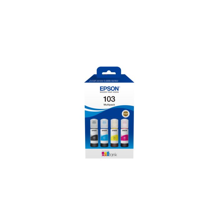 Epson 103 ECOTANK 4-COLOUR MULTIPACK (C13T00S64A) Epson 103 ECOTANK 4-COLOUR MULTIPACK (C13T00S64A)