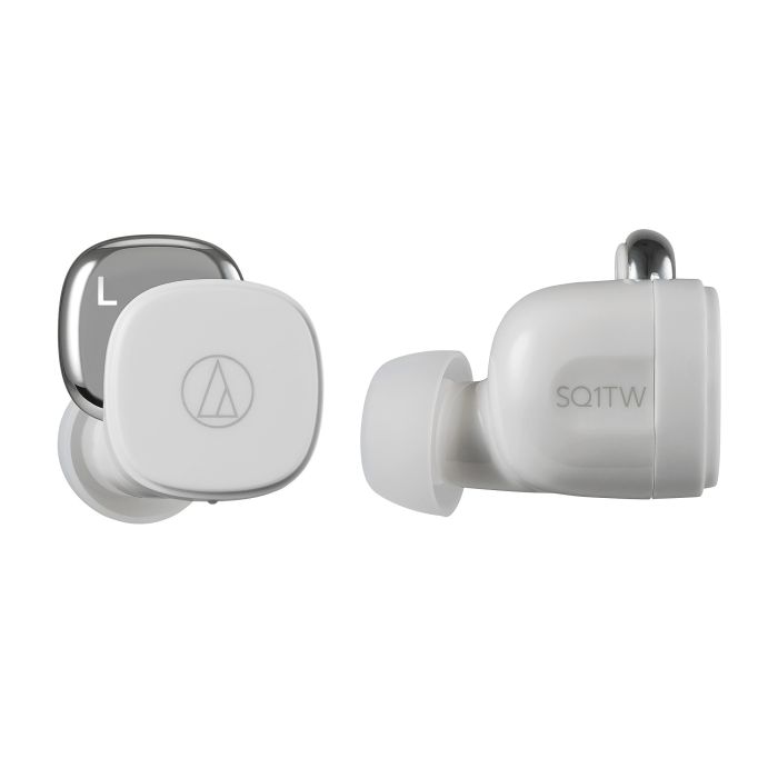 Audio-Technica ATH-SQ1TW Wireless Earbuds White Audio-Technica ATH-SQ1TW Wireless Earbuds White