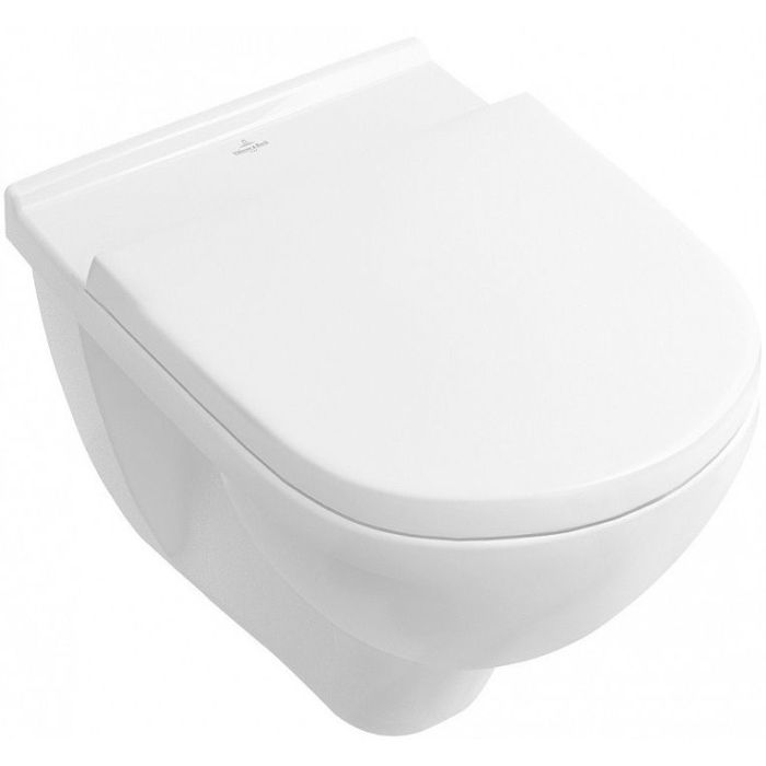 Villeroy&Boch O.novo Wall-Mounted WC with Toilet Seat Coverand SoftClose (5660HR01) Villeroy&Boch O.novo Wall-Mounted WC with Toilet Seat Coverand SoftClose (5660HR01)