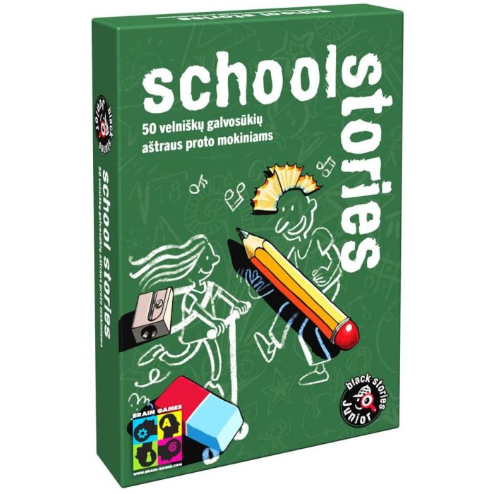 Brain Games Black Stories School Stories (LT)