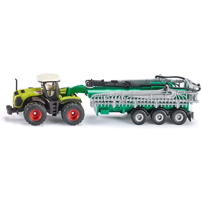 Siku Claas Xerion with vacuum tanker (1827) Siku Claas Xerion with vacuum tanker (1827)