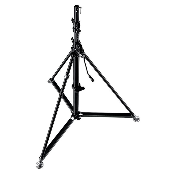 Manfrotto Black Stainless Steel Super Wind Up Stand (387XBU)