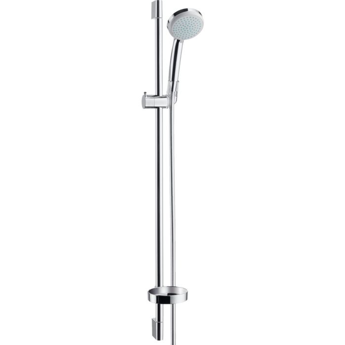 Hansgrohe Croma 100 Vario Dušas Komplekts Ar 90cm Stieni Hromēts (27771000) Hansgrohe Croma 100 Vario Dušas Komplekts Ar 90cm Stieni Hromēts (27771000)
