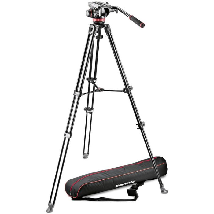 Manfrotto MVH502A Fluid Head And MVT502AM Tripod With Carrying Bag (MVK502AM-1) Manfrotto MVH502A Fluid Head And MVT502AM Tripod With Carrying Bag (MVK502AM-1)