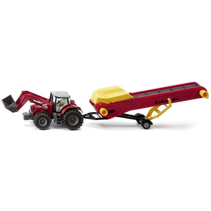 Siku Massey Ferguson Tractor with conveyer (1996) Siku Massey Ferguson Tractor with conveyer (1996)