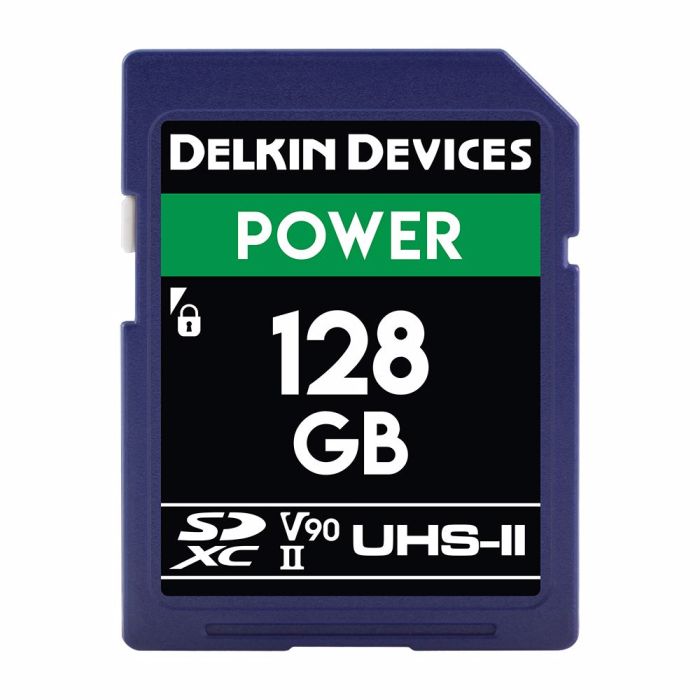 Delkin Power SDXC 128GB Class 10 U3 V90 300/250 MB/s (DDSDG2000128) Delkin Power SDXC 128GB Class 10 U3 V90 300/250 MB/s (DDSDG2000128)