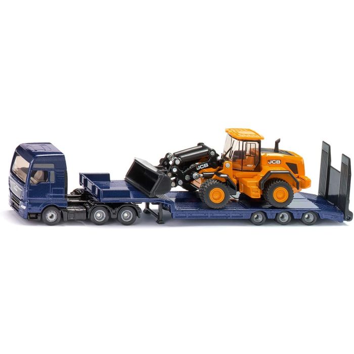 Siku MAN truck with low loader and JCB wheel loader (1790) Siku MAN truck with low loader and JCB wheel loader (1790)