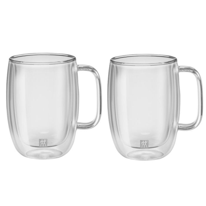 Zwilling Sorrento Plus Set of 2 latte-macchiato glasses with handle 450 ml (39500-114-0) Zwilling Sorrento Plus Set of 2 latte-macchiato glasses with handle 450 ml (39500-114-0)