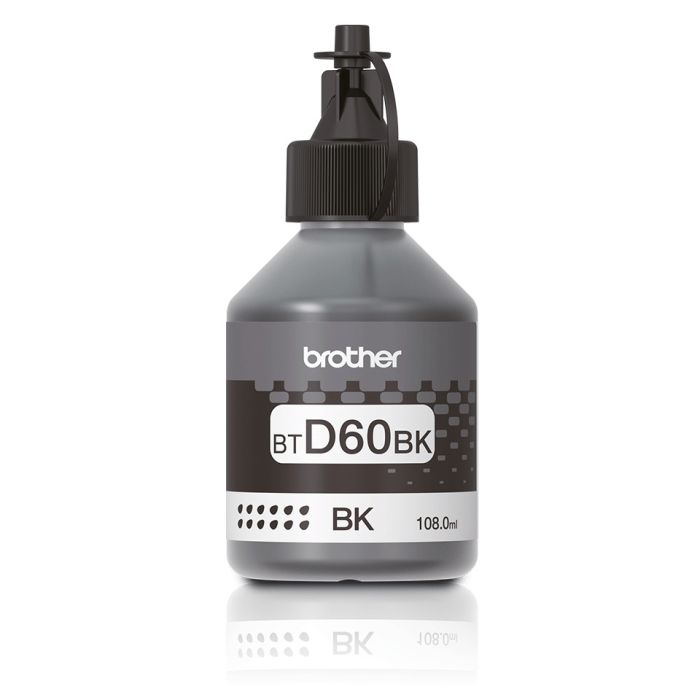 Brother BTD60BK Genuine High Yield Ink Bottle Black Brother BTD60BK Genuine High Yield Ink Bottle Black