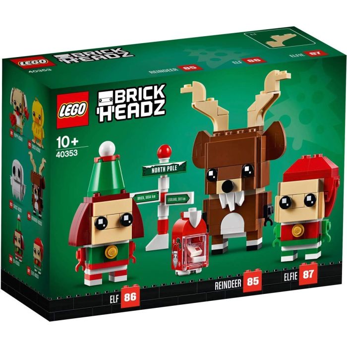 LEGO BrickHeadz Reindeer, Elf and Elfie (40353) LEGO BrickHeadz Reindeer, Elf and Elfie (40353)