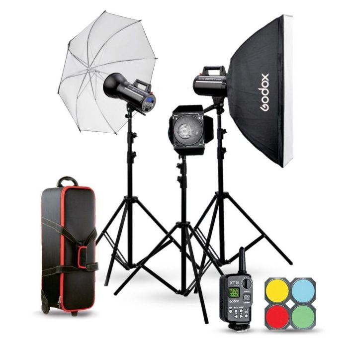 Godox GSII Flash Kit (2xGS200II 1xGS400II) Godox GSII Flash Kit (2xGS200II 1xGS400II)