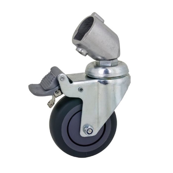 Kupo KC-080R 75mm Caster with Brake 22mm Round Adapter Set of Three Kupo KC-080R 75mm Caster with Brake 22mm Round Adapter Set of Three