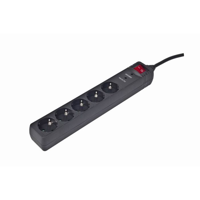 EnerGenie SPG5-C-15 surge protector 5 AC outlet(s) 250 V Black 4.5 m EnerGenie SPG5-C-15 surge protector 5 AC outlet(s) 250 V Black 4.5 m