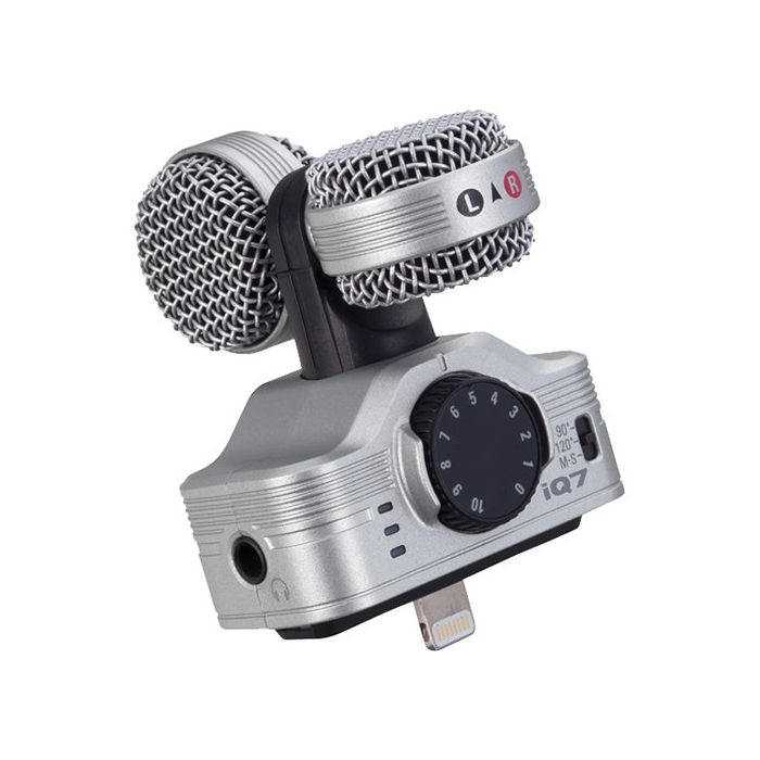 Zoom iQ7 Professional Stereo Microphone iPhone, iPad, and iPod Touch